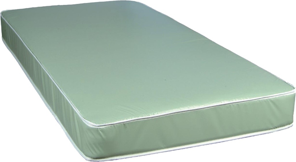 Dormitory Green 7 Vinyl Waterproof Coil Mattress (Select Size)