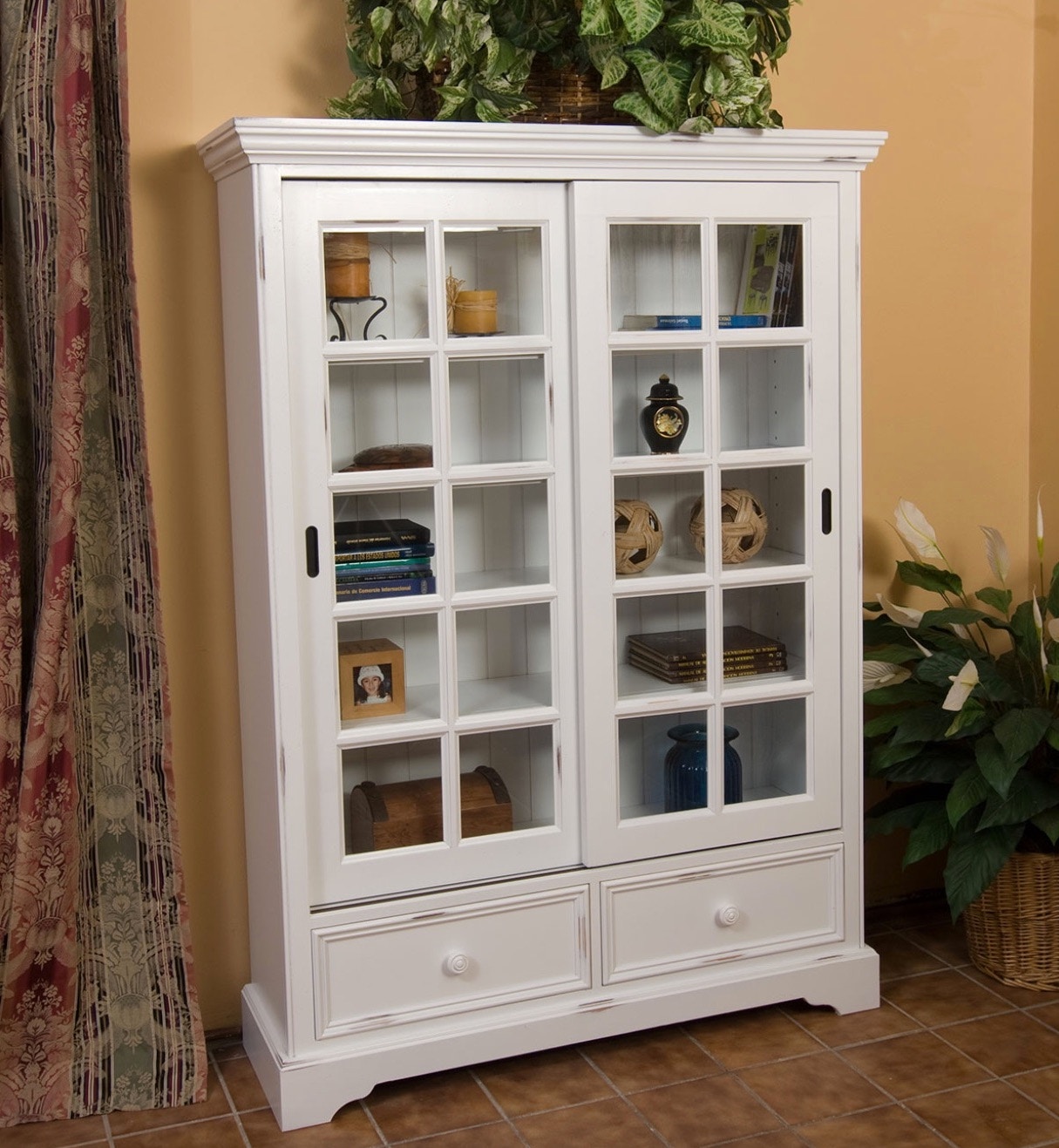 North American Wood Furniture Louve Bookcase 142bc