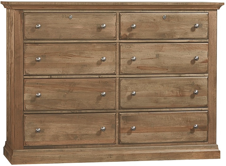 Vaughan-Bassett Furniture Company Carlisle 8 Drawer Dresser 155-003