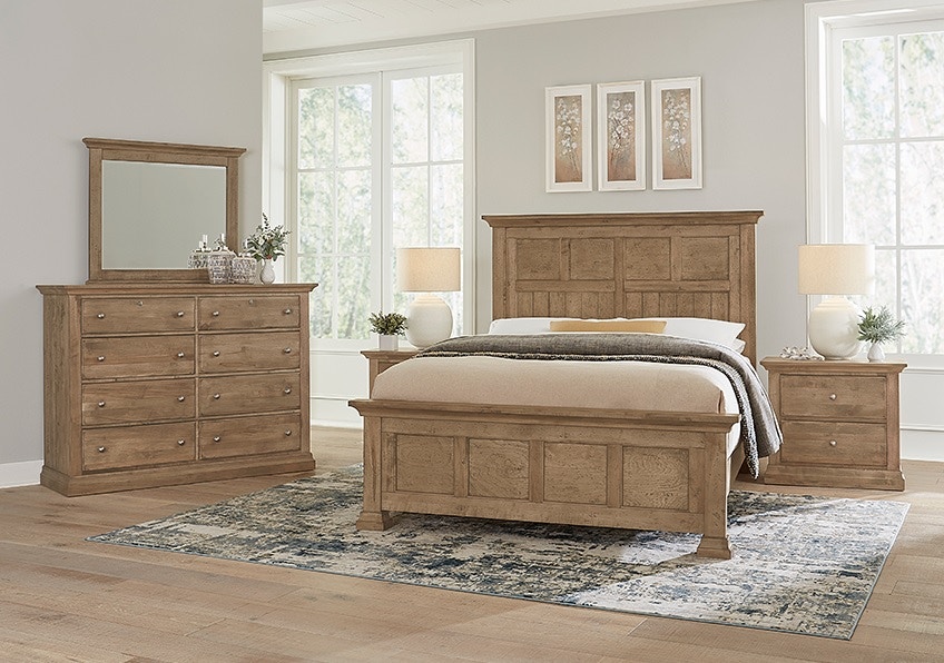 Bedroom Bassett Chairs Bonanza Queen Panel Bed