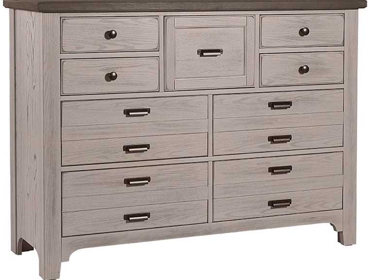Vaughan-Bassett Furniture Company Bungalow Home 9 Drawer Master Dresser 741-002
