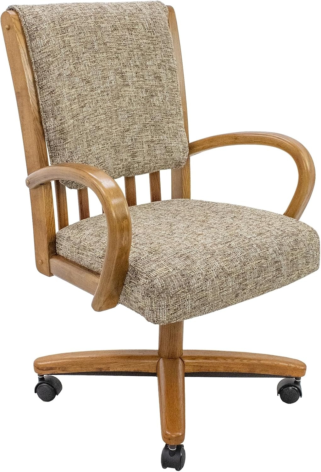 Customizable Square Back Castor ChairCM177Chromcraft