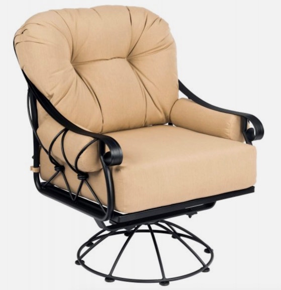 Woodard Patio Furniture Derby Swivel Rocking Lounge Chair 4T0077
