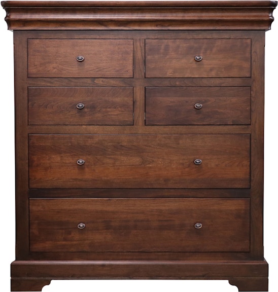 Woodley Brothers Mfg. Louis Philippe Louis Philippe 6 Drawer Dressing Chest LOU-6DRCH