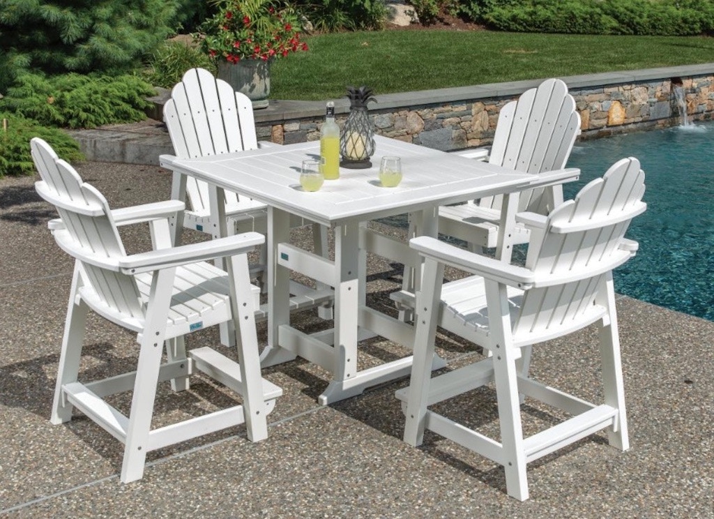 Malibu Outdoor Pub Table Set Square Top