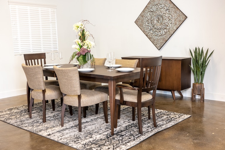 Saloom Table W/4 Side Chairs and 2 Arm Chairs Stockholm Set