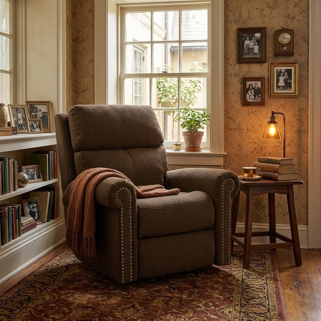 Flexsteel Bernard Power Recliner with Power Headrest and Lumbar S2872-50L/151-70