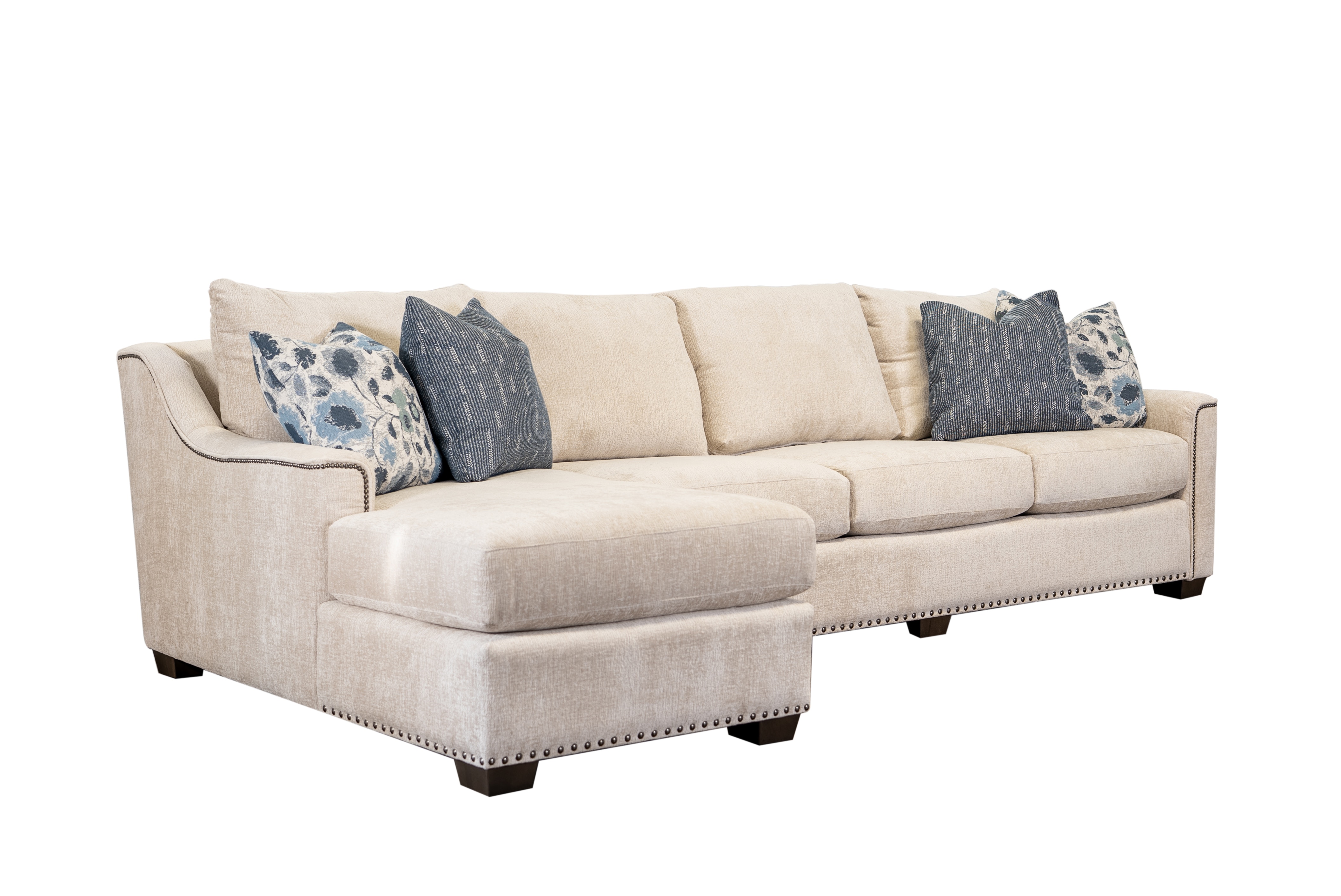 Smith Brothers 2 piece Sofa/Chaise 9142
