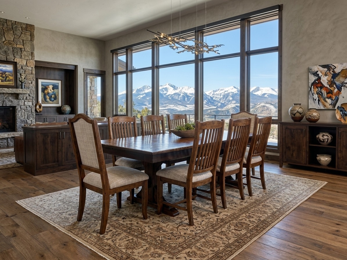 Canadel Solid Hardwood Dining Set with Eight Chairs TRE0429233TABLESET