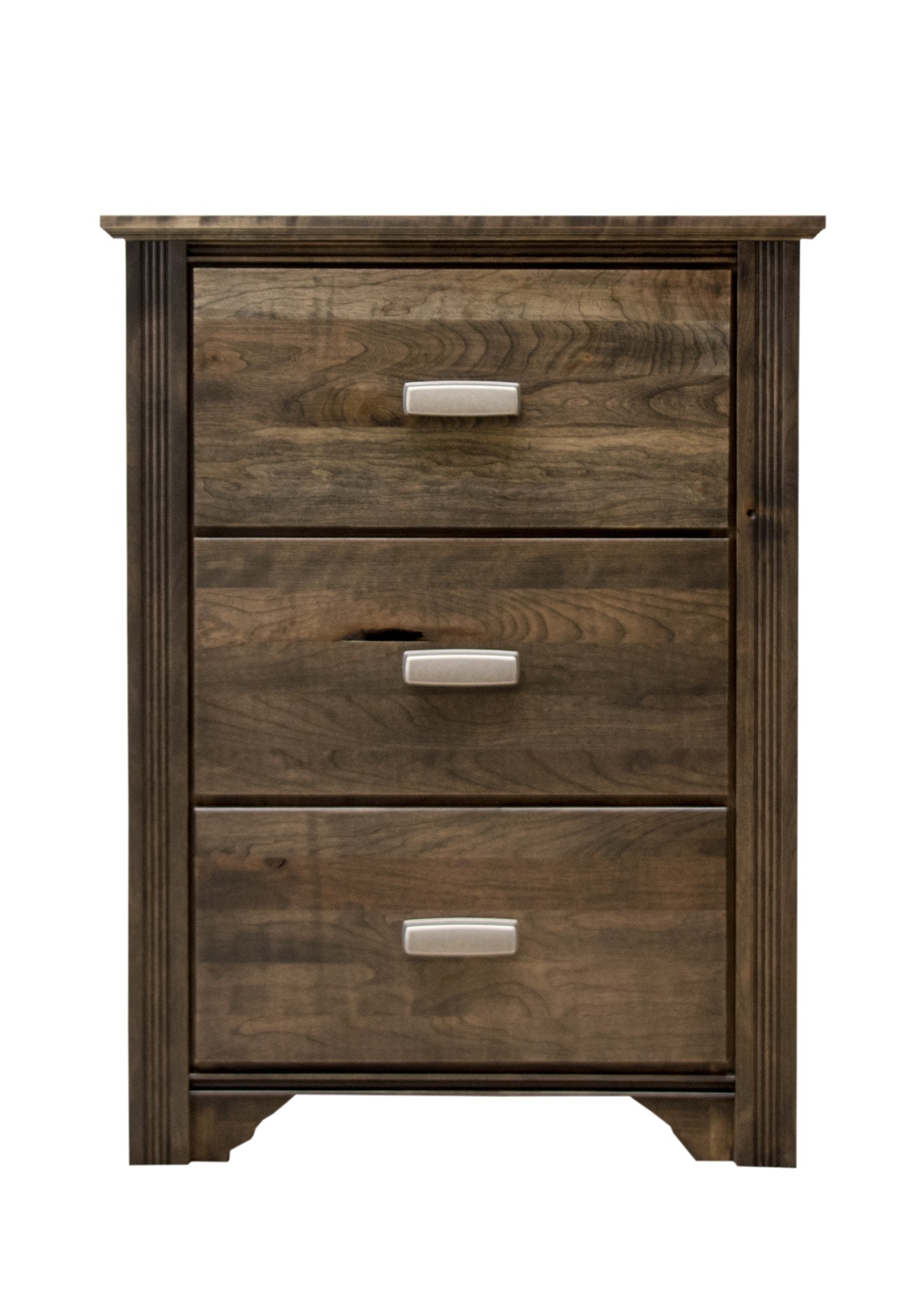 Woodley Brothers Mfg Woodley Brothers Highlander 3 Drawer Nightstand Hld 3drns