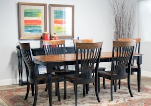 Solid Elm and Maple Table with 6 Side ChairsBrinkley Dining SetBrinkley DiningMAVIN