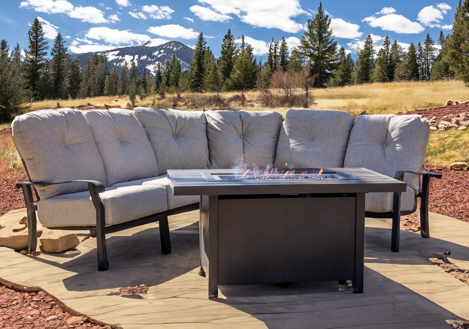 Woodard Patio Furniture Cortland Seating Cortland Customizable Sectional