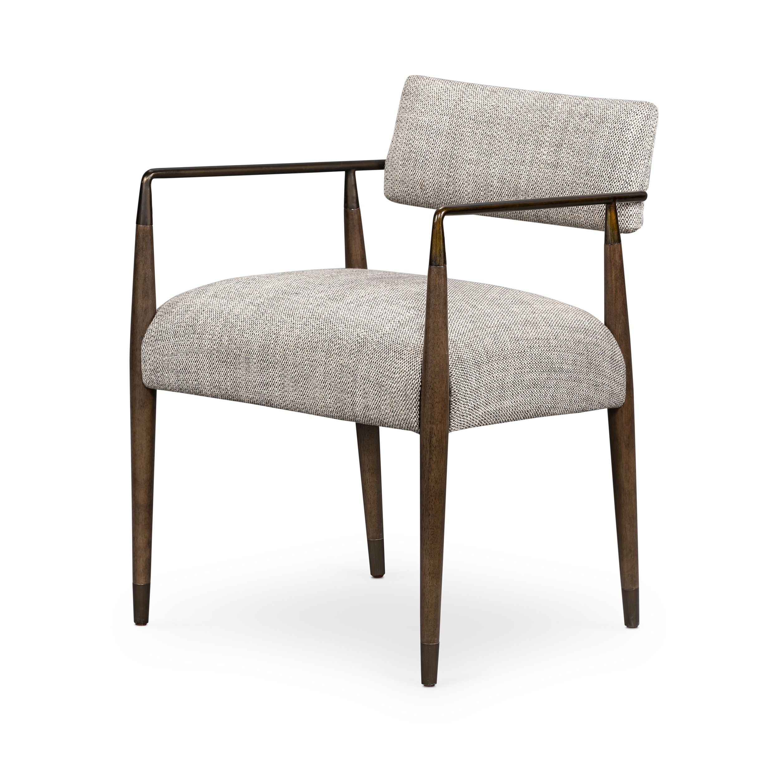  WALDON DINING ARMCHAIR-THAMES COAL 