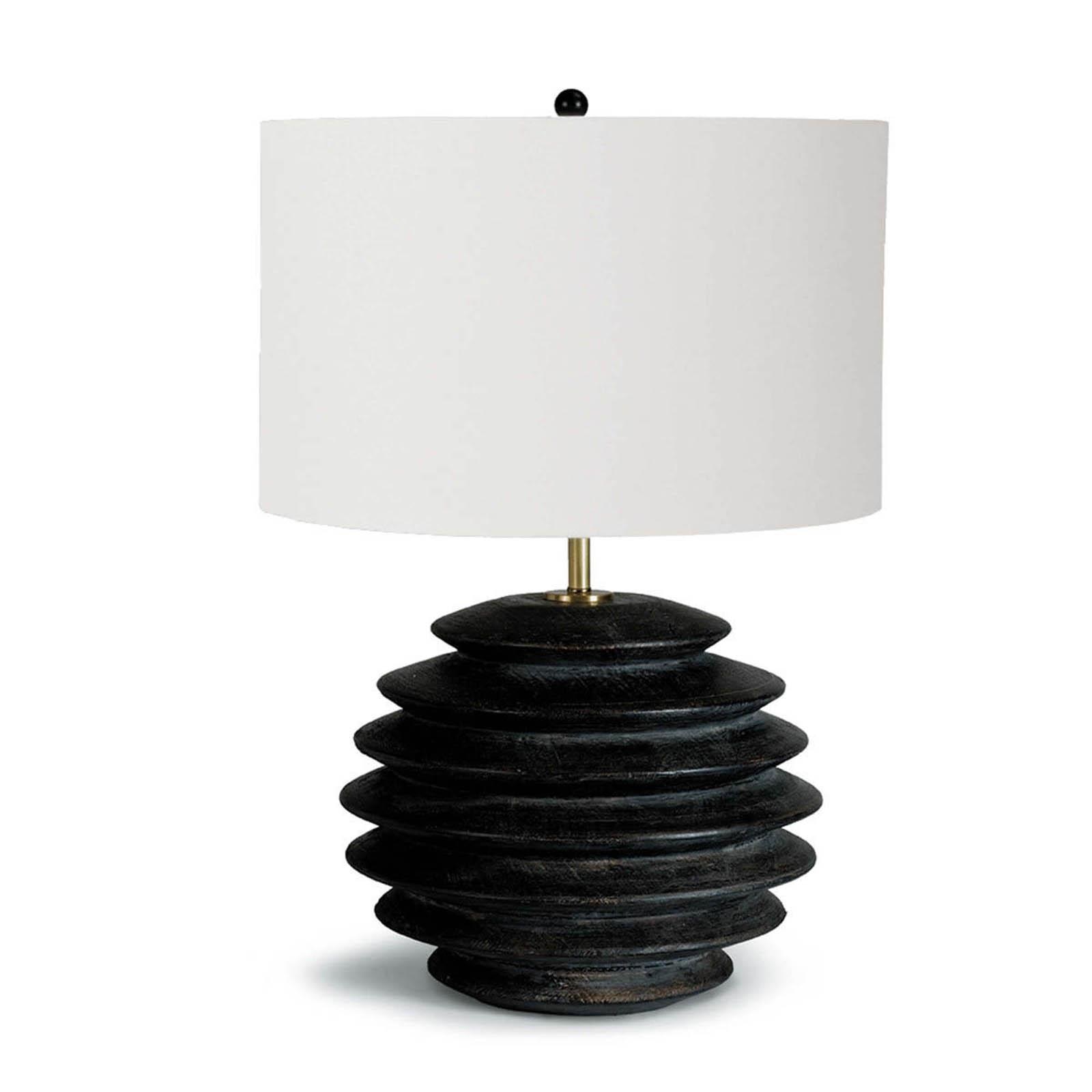  Accordion Table Lamp Round (Ebony) 