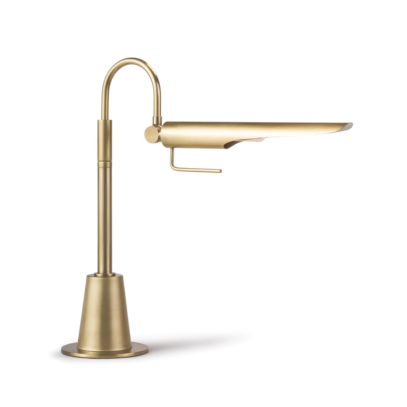  Raven Task Lamp (Natural Brass) 