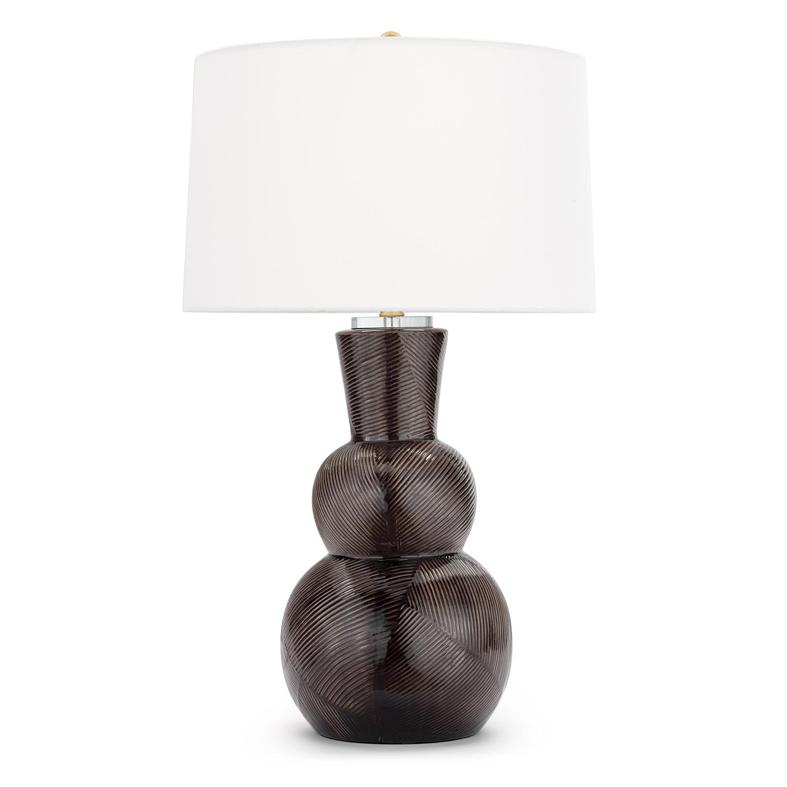  Hugo Ceramic Table Lamp (Black) 