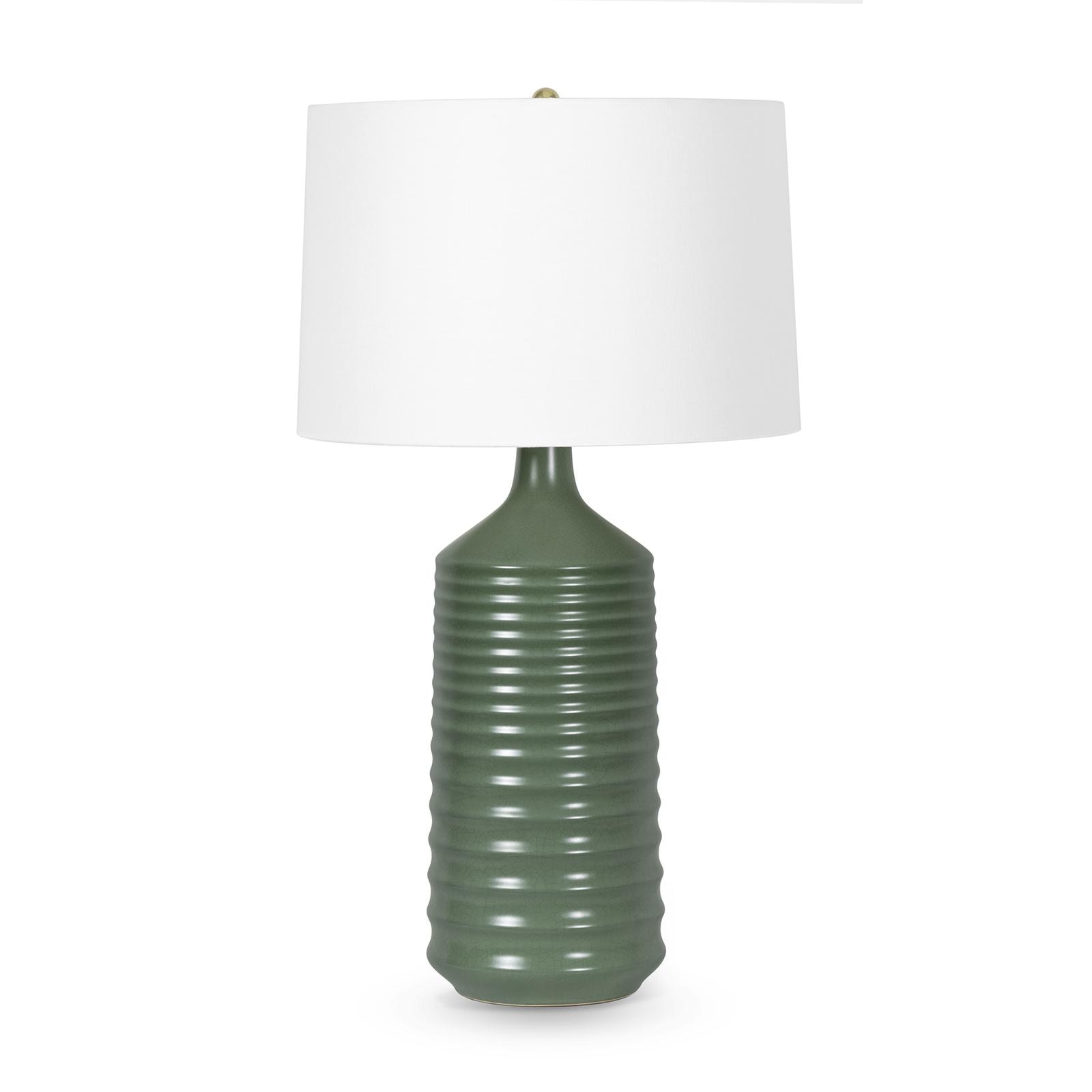  Temperance Ceramic Table Lamp (Olive) 