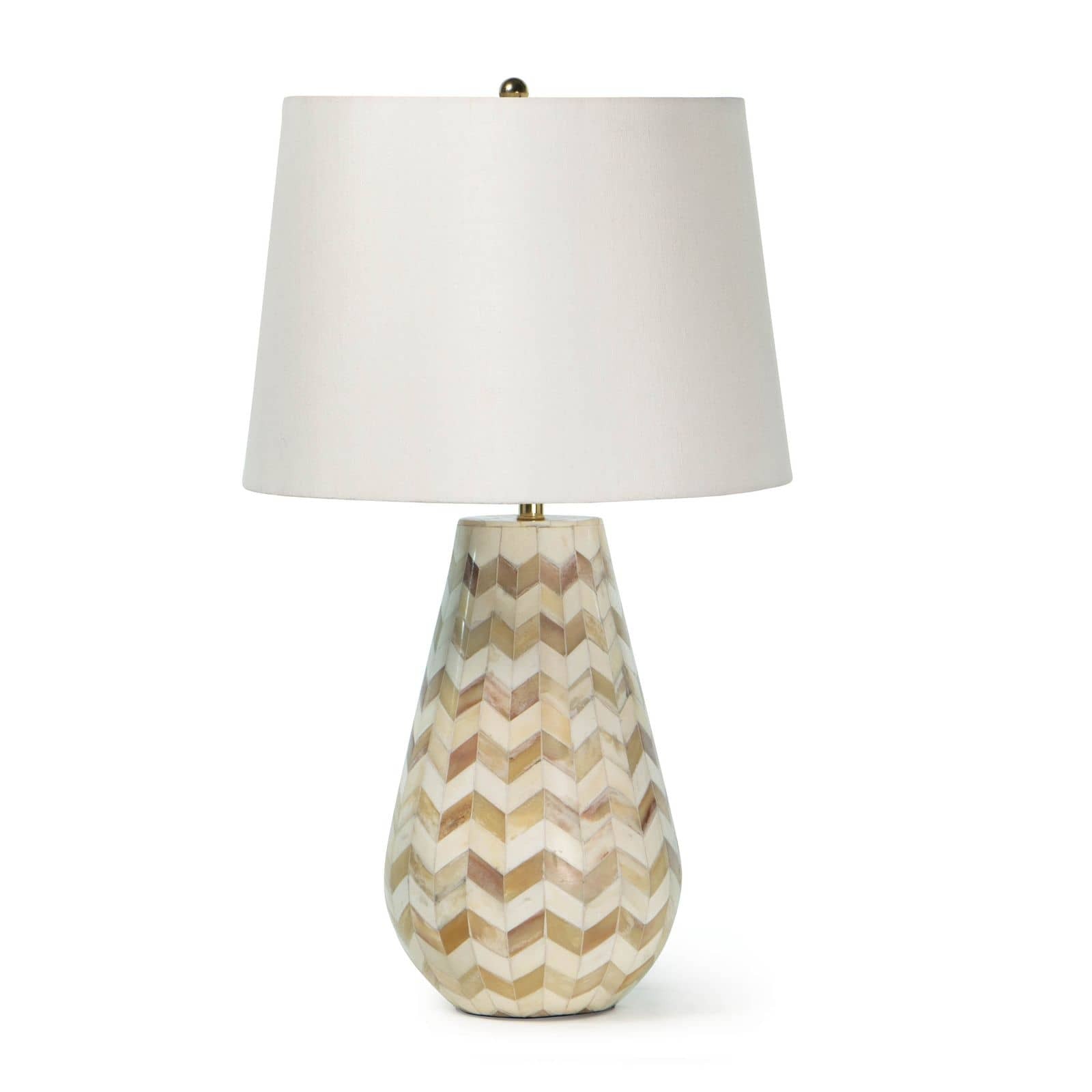  Cassia Chevron Table Lamp (Natural) 