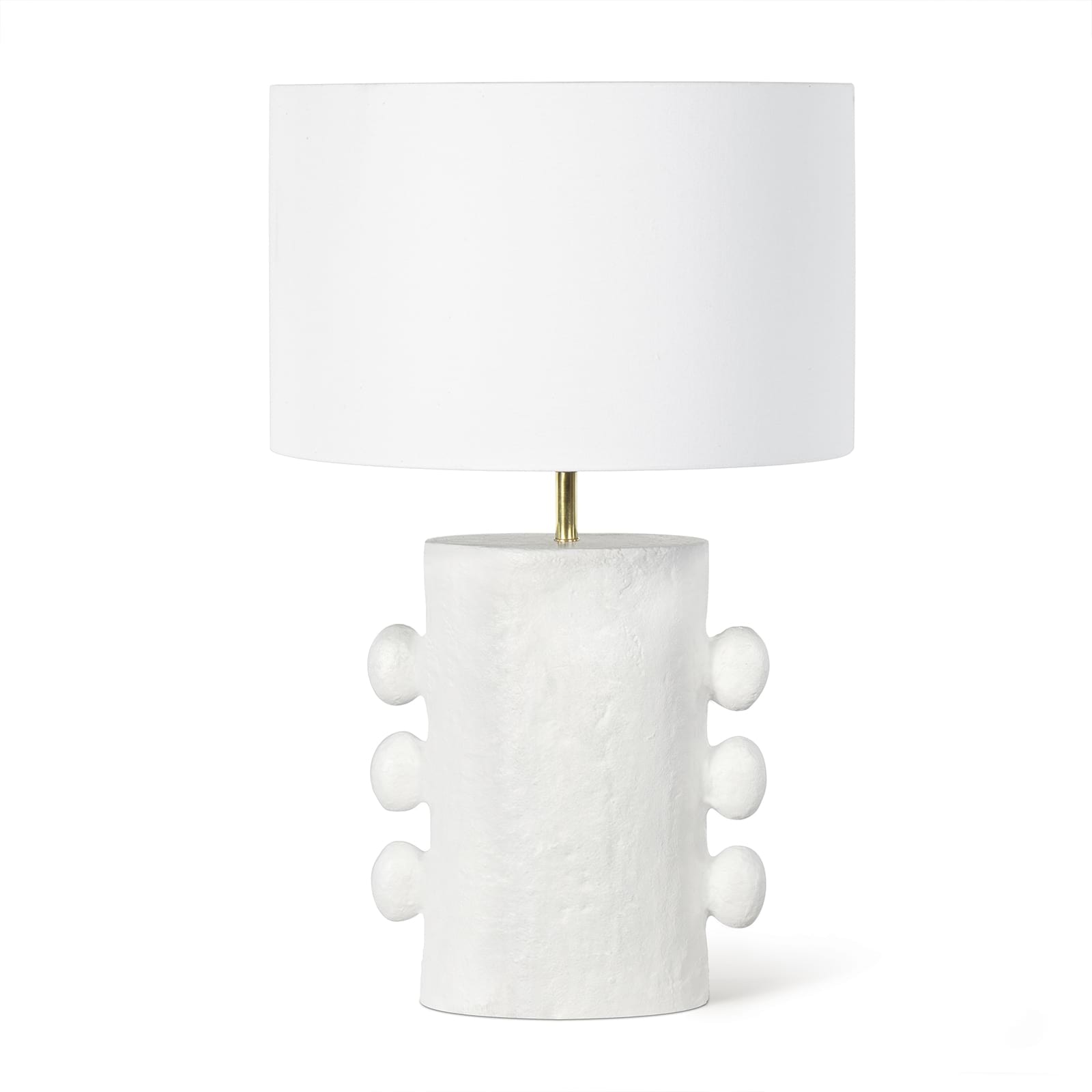  Maya Metal Table Lamp (White) 