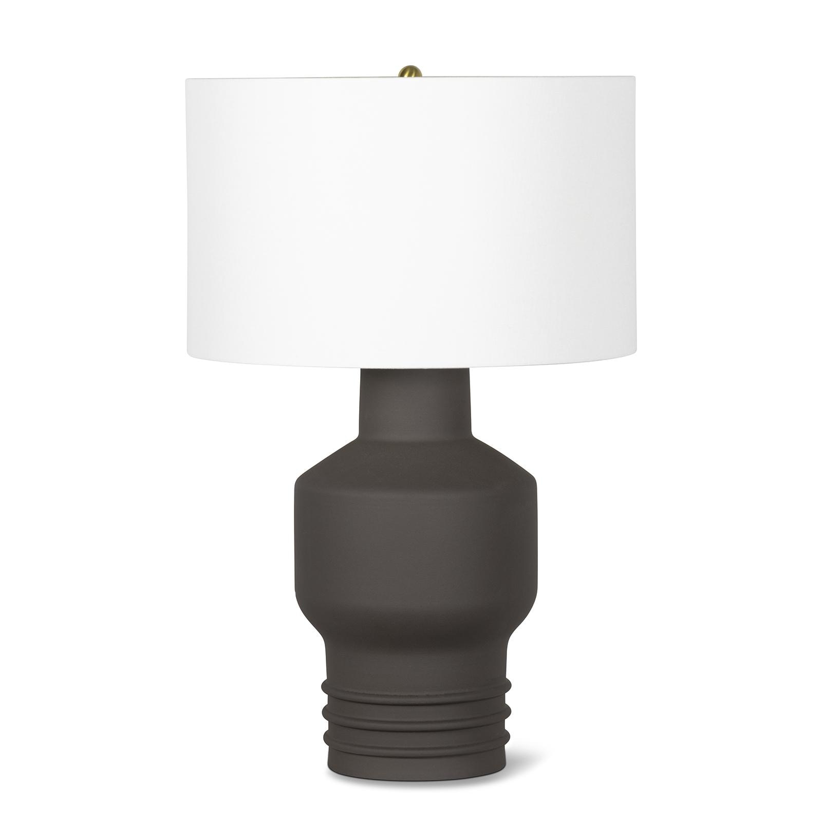  Lewis Ceramic Table Lamp (Black) 