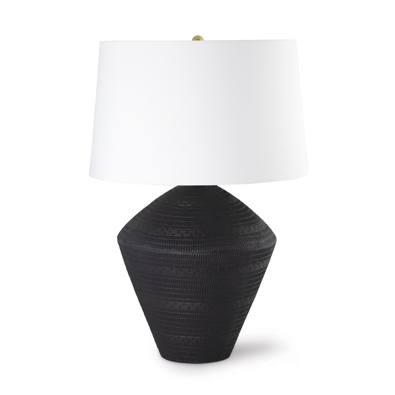  Soren Ceramic Table Lamp (Black) 