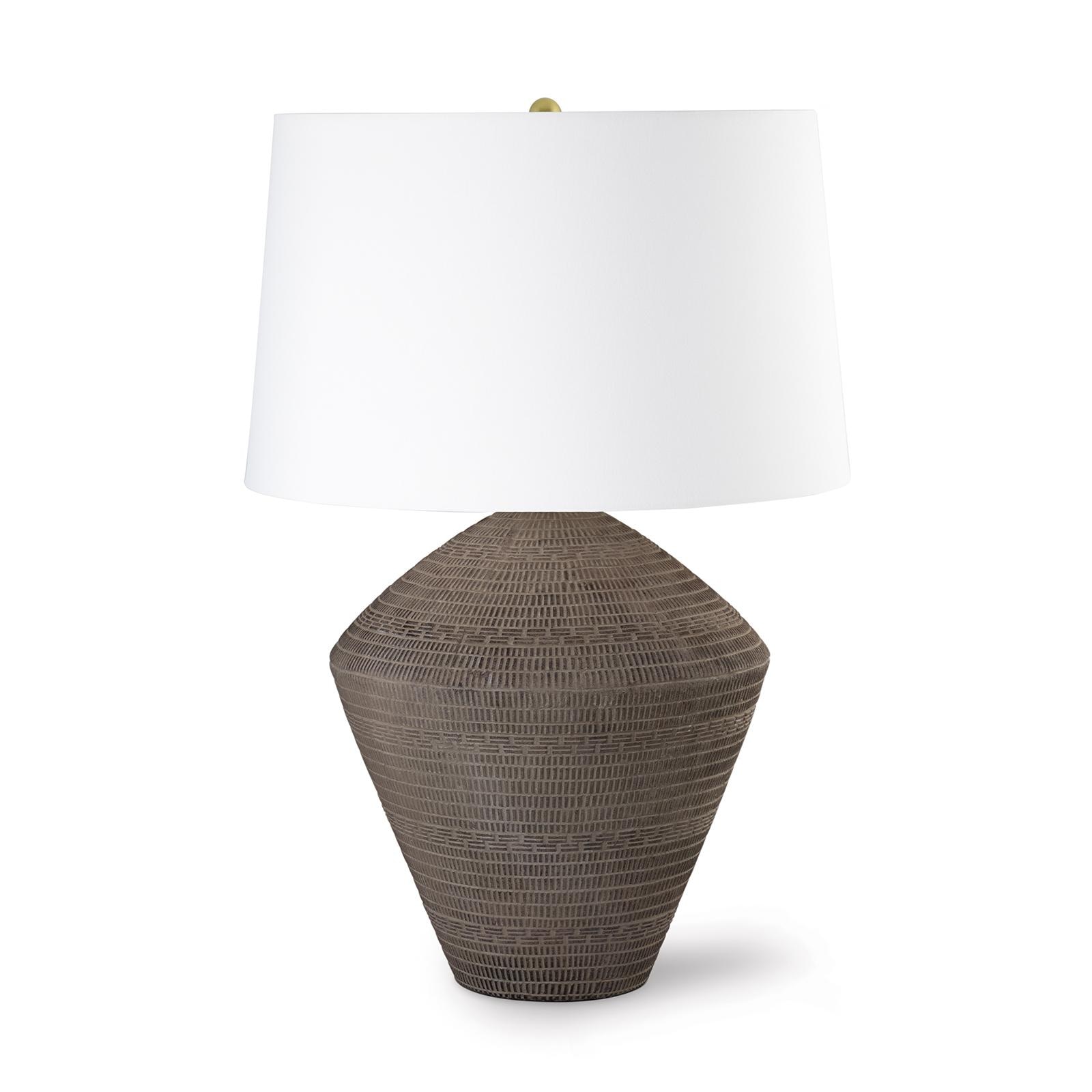  Soren Ceramic Table Lamp (Brown) 