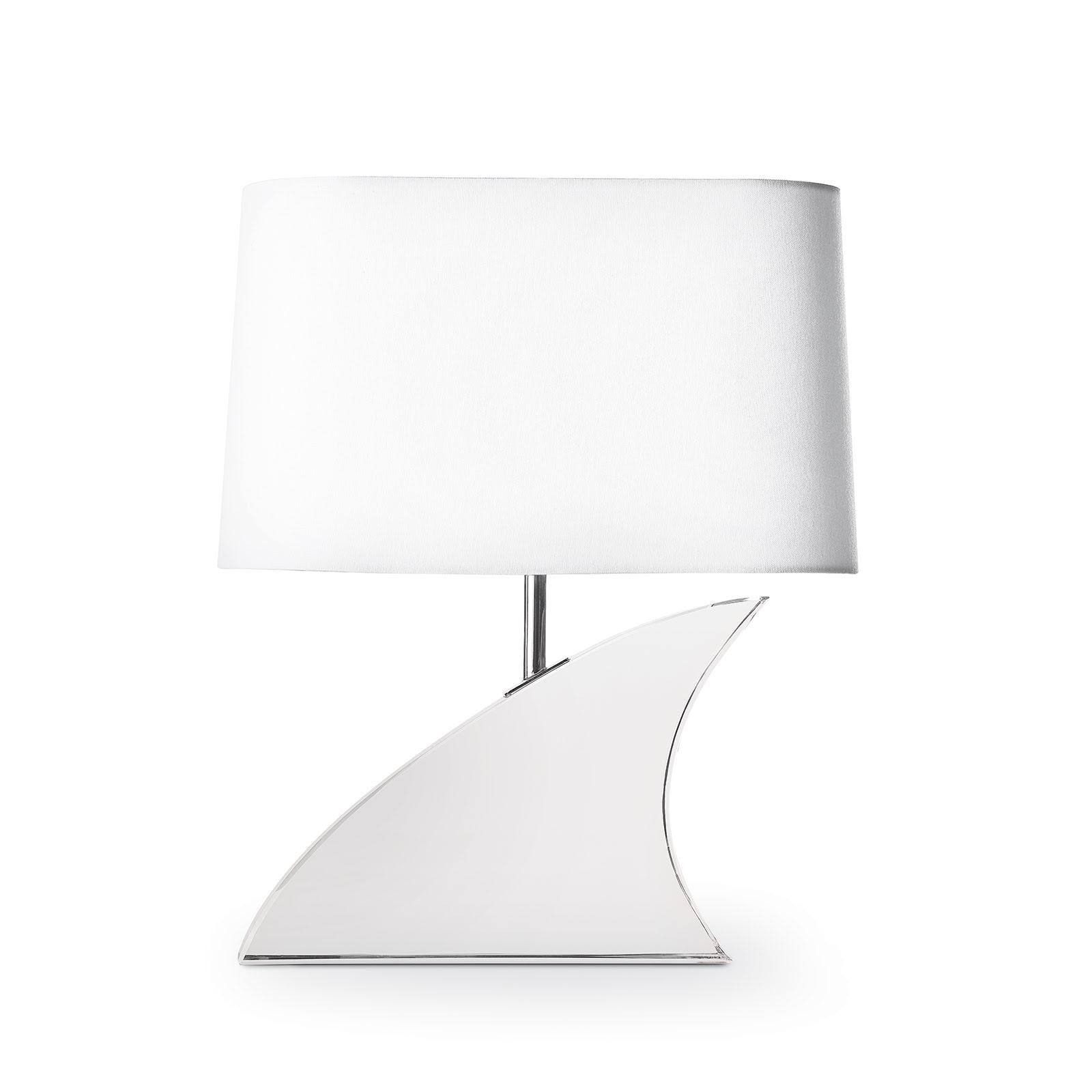  Fin Crystal Table Lamp 