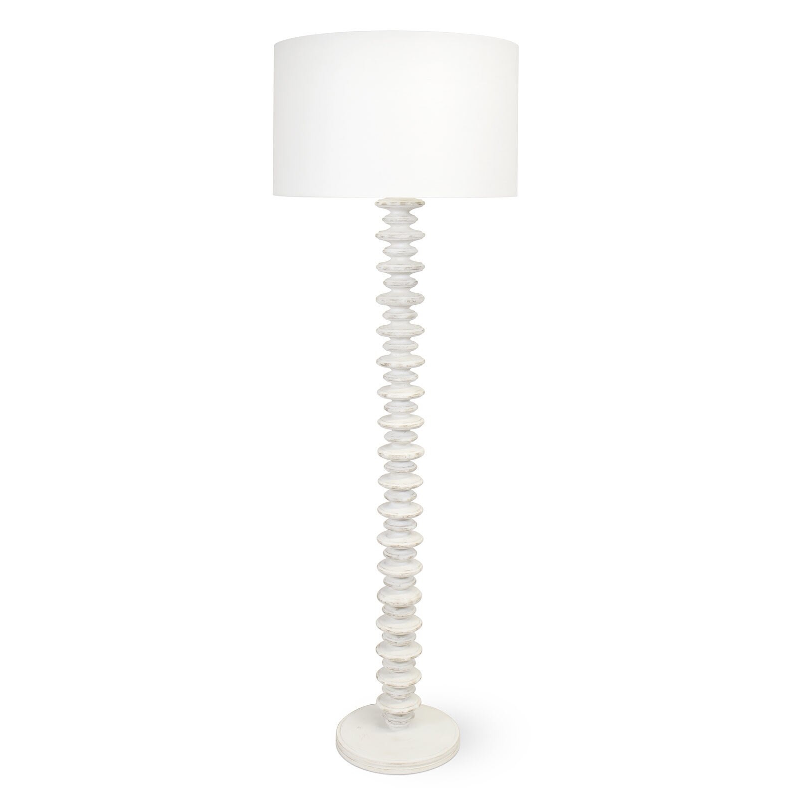  Fishbone Floor Lamp (White) 