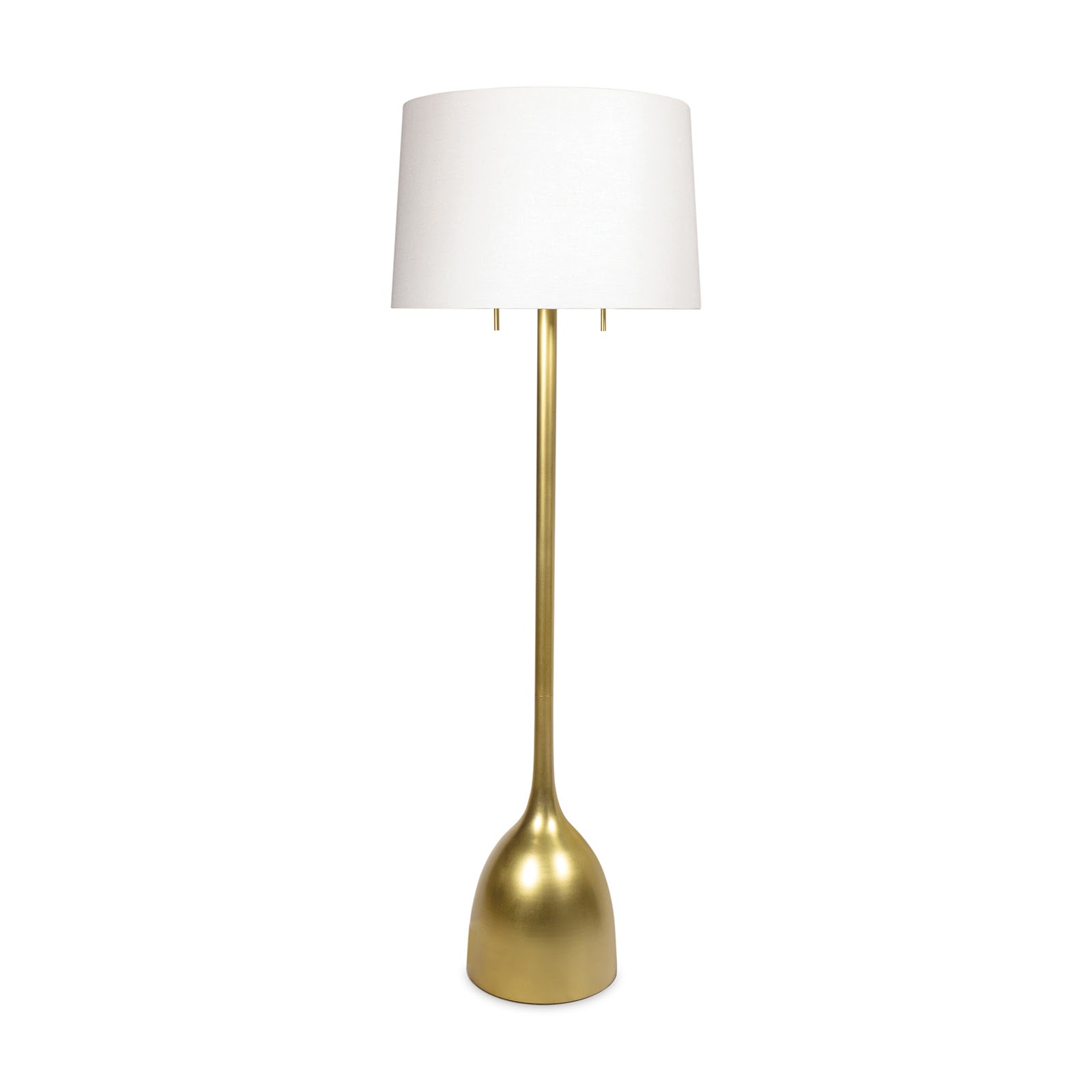  Logan Floor Lamp (Natural Brass) 