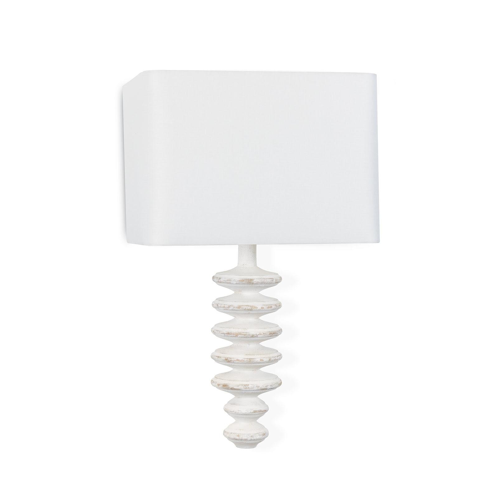  Fishbone Sconce (White) 