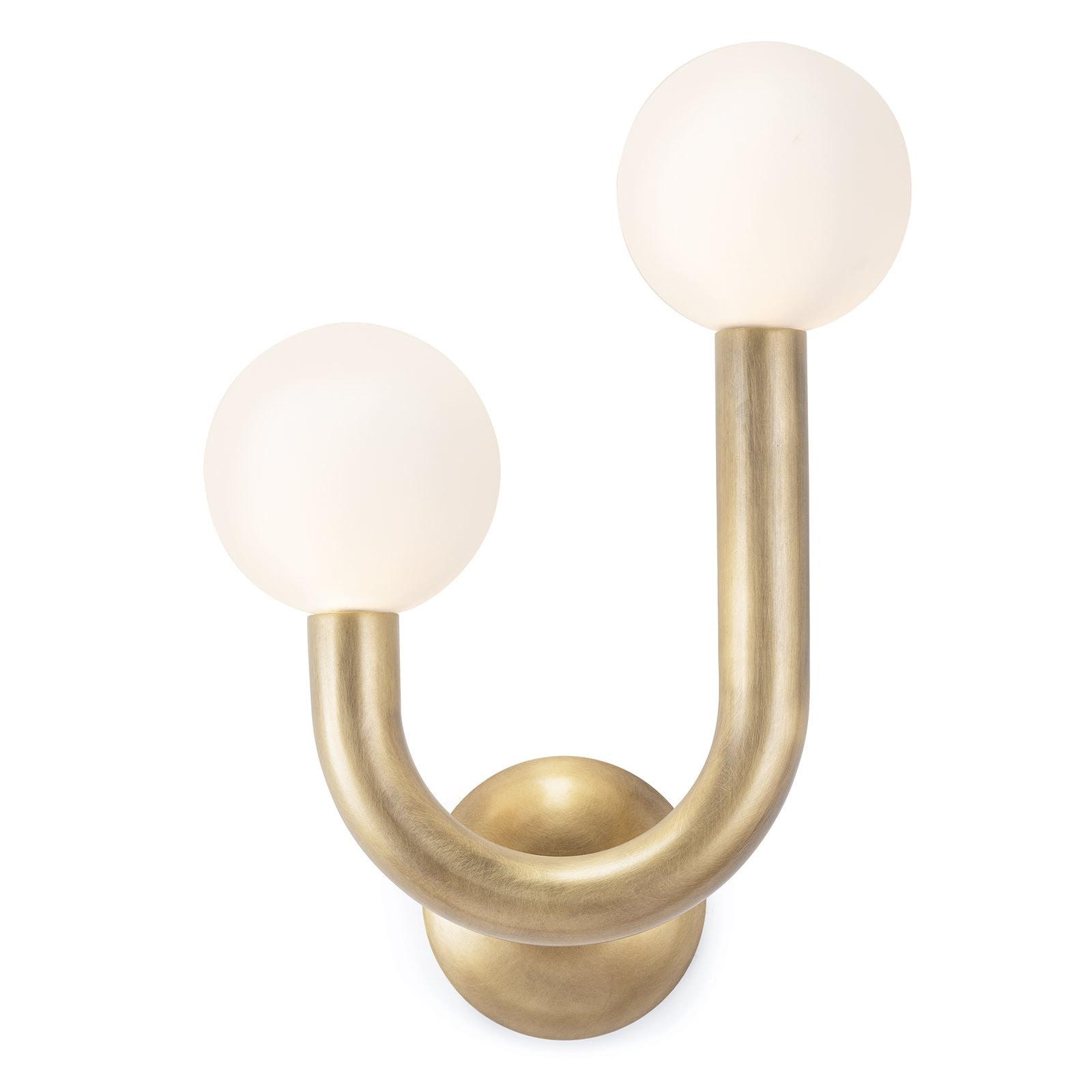  Happy Sconce Left Side (Natural Brass) 