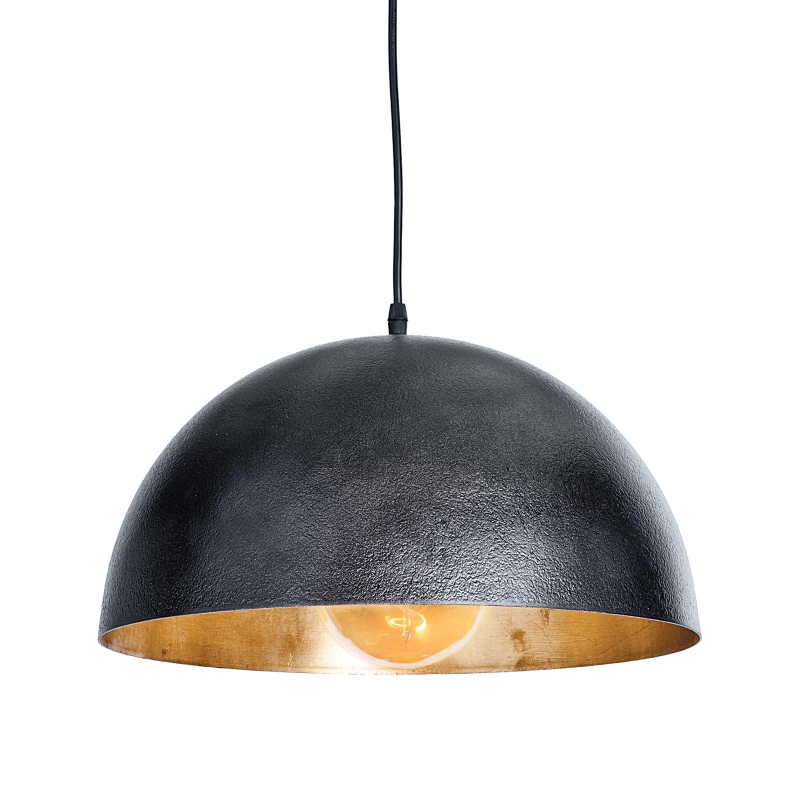  Sigmund Pendant Small (Black and Gold) 
