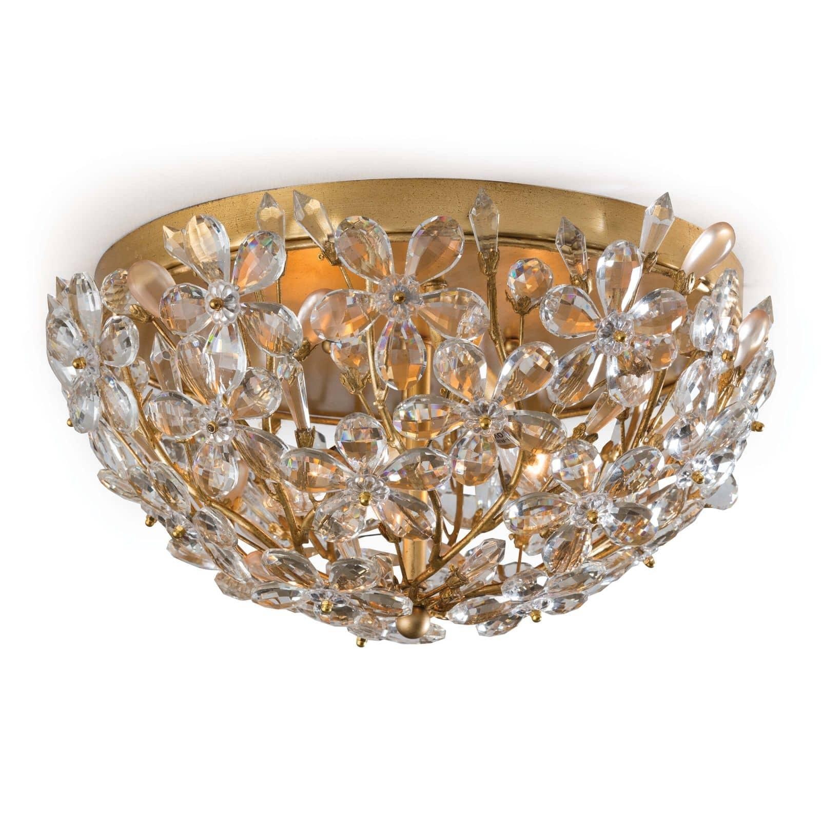  Cheshire Flush Mount (Gold Leaf) 
