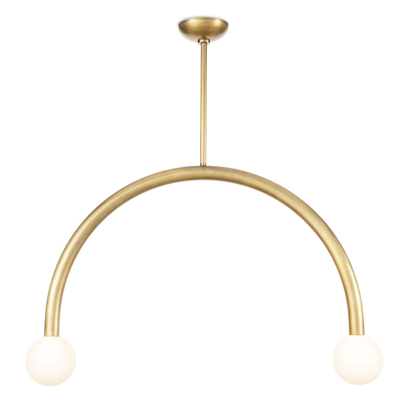  Happy Pendant Large (Natural Brass) 