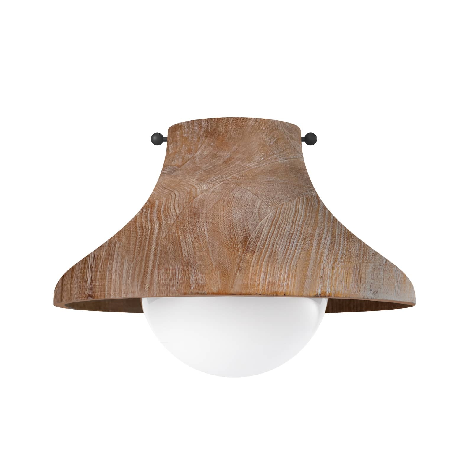 Surfside Wood Flush Mount (Natural) 