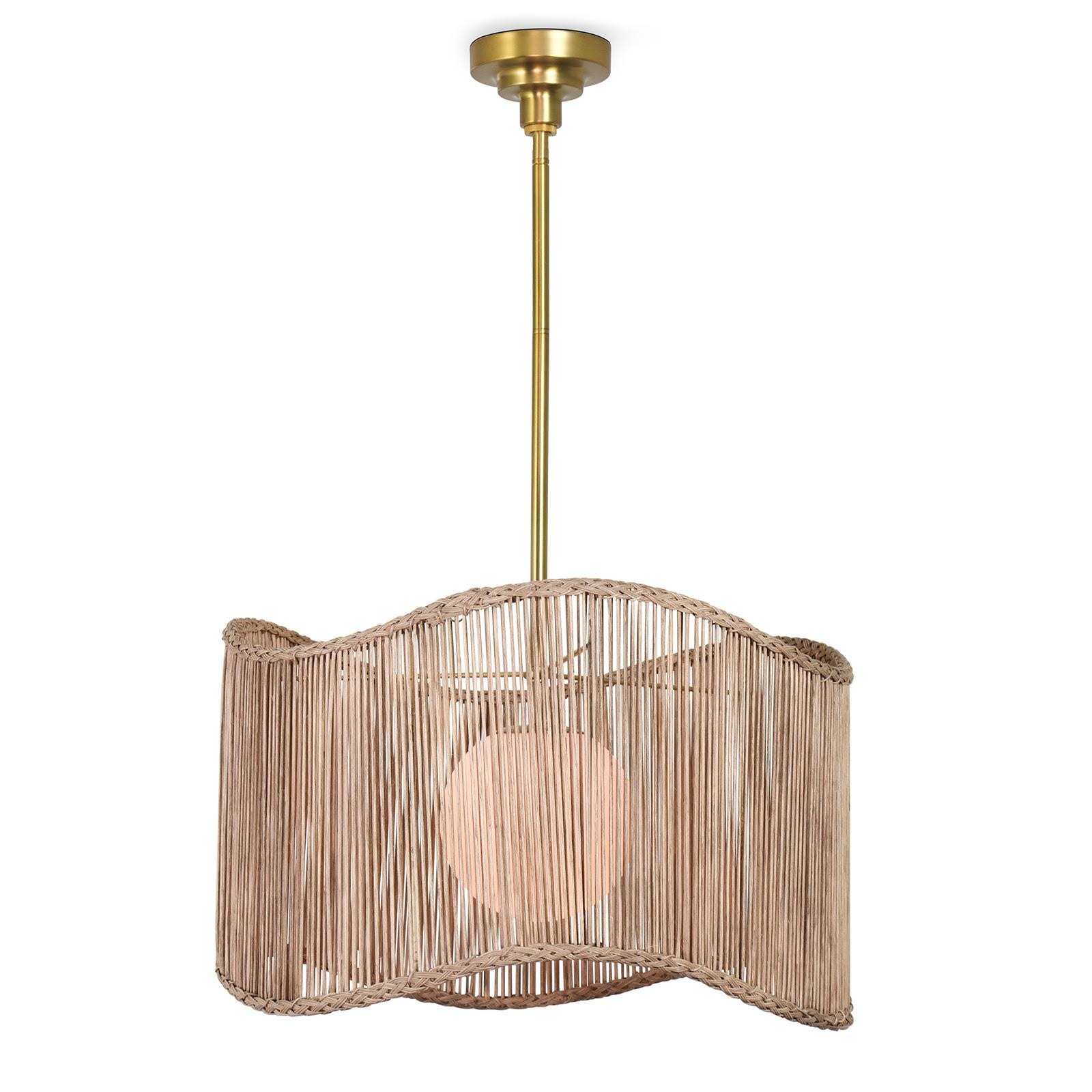  Nimes Drum Pendant (Natural) 
