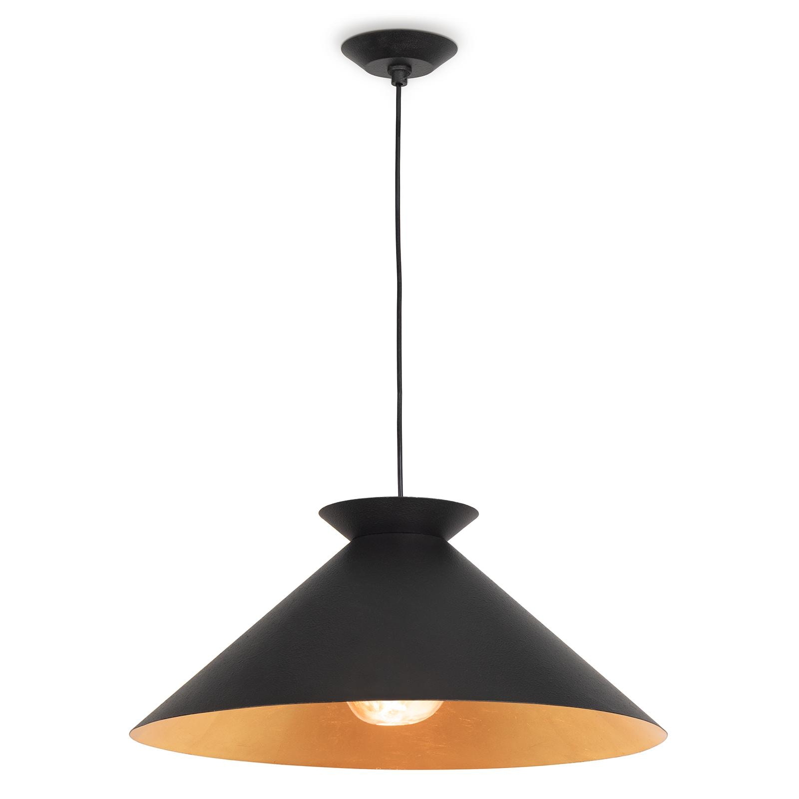  Viggo Pendant Large (Black and Gold) 