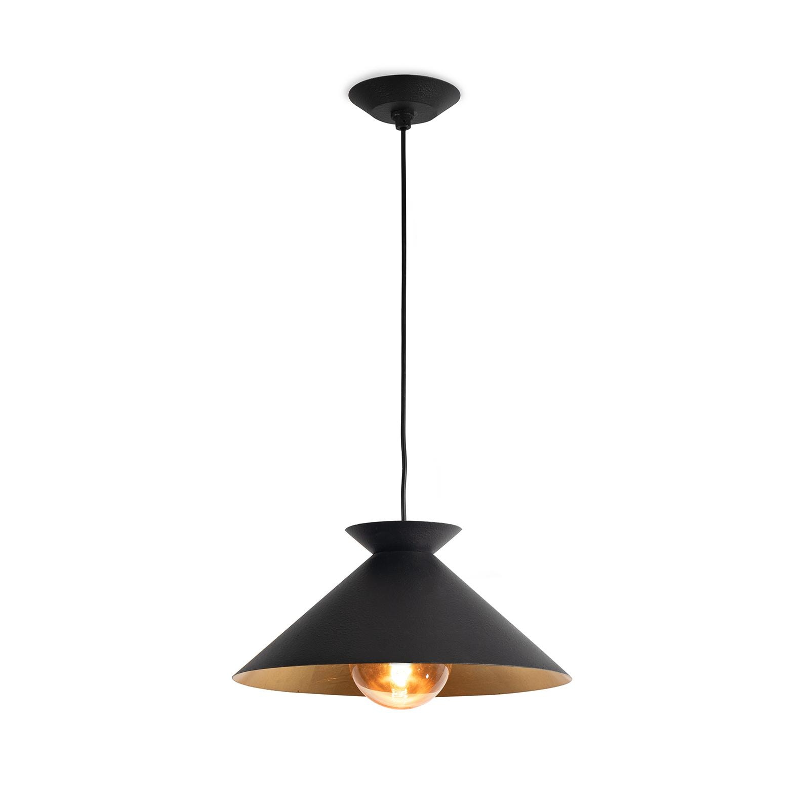  Viggo Pendant Small (Black and Gold) 