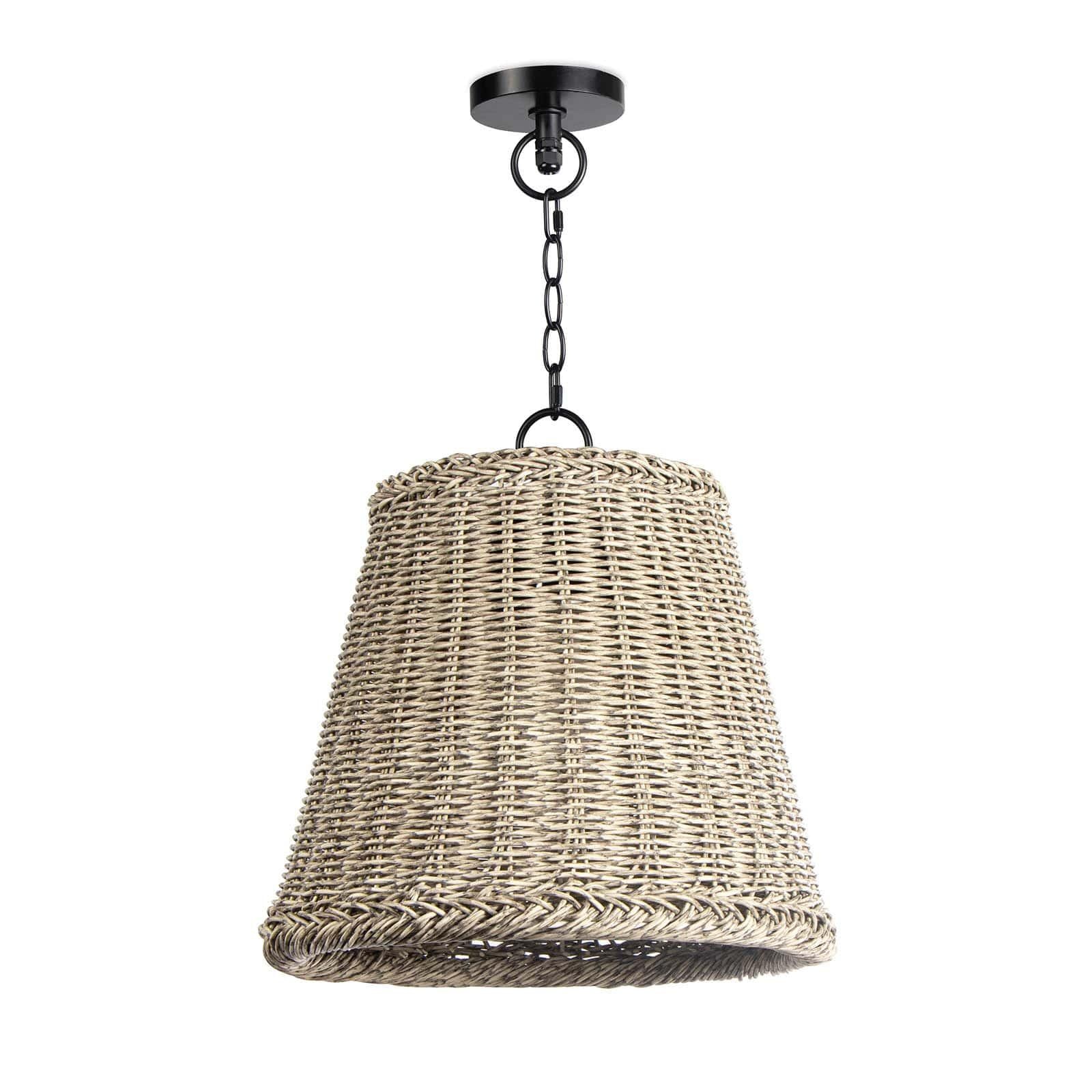  Augustine Outdoor Pendant Small (Weathered White) 