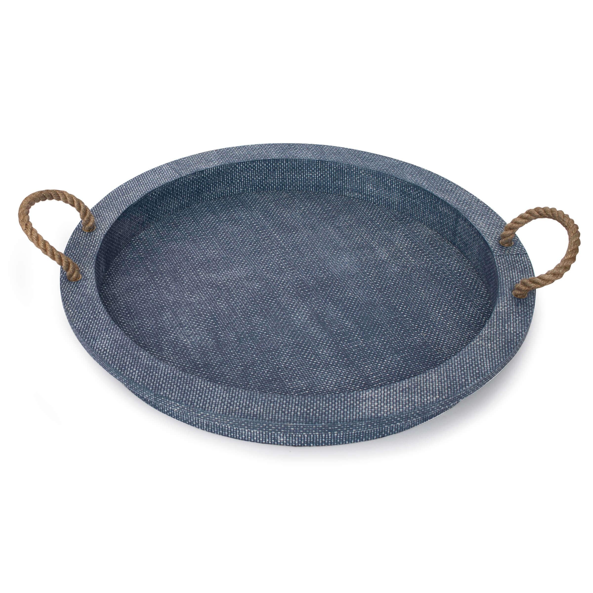  Aegean Serving Tray (Indigo) 