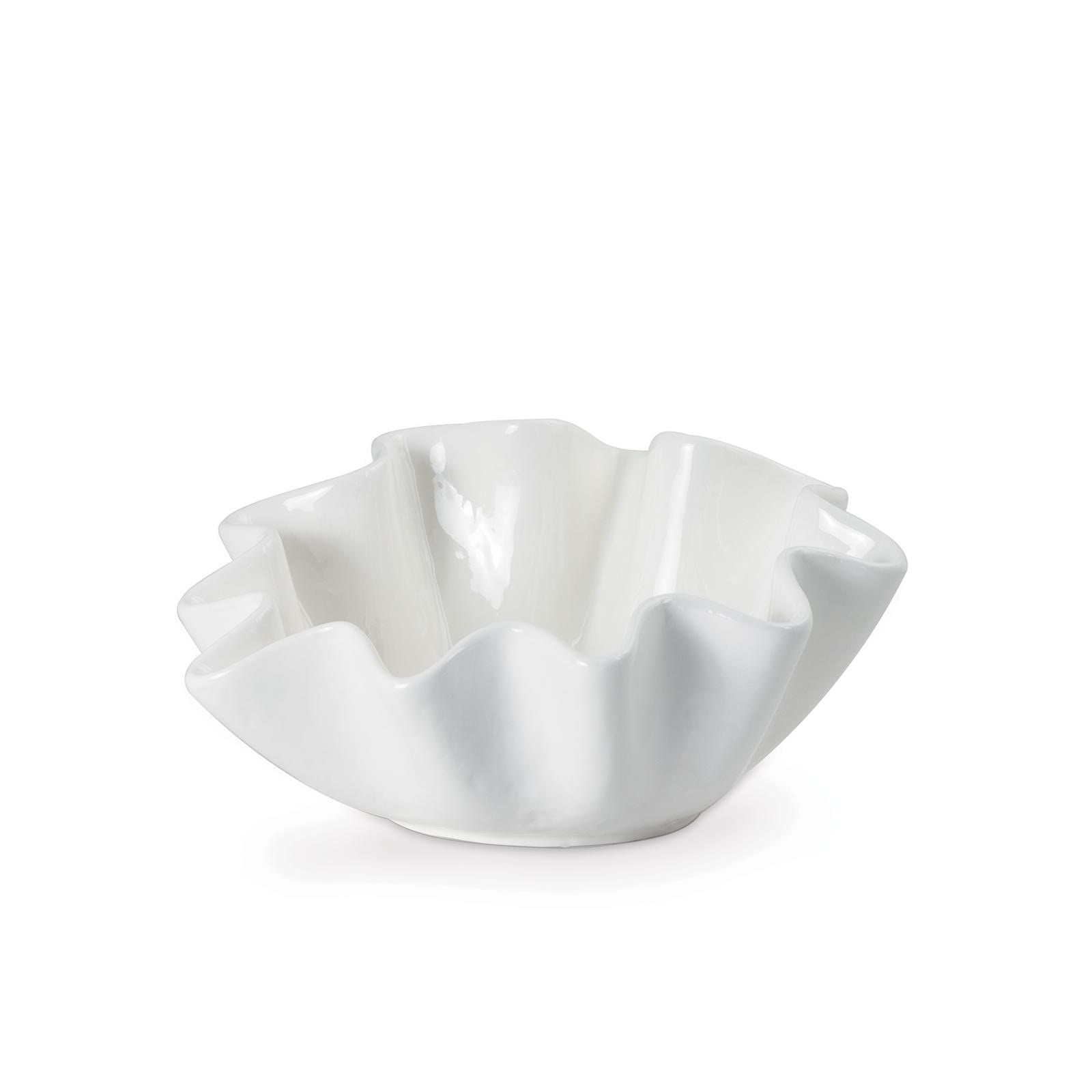  Ruffle Ceramic Bowl Medium 