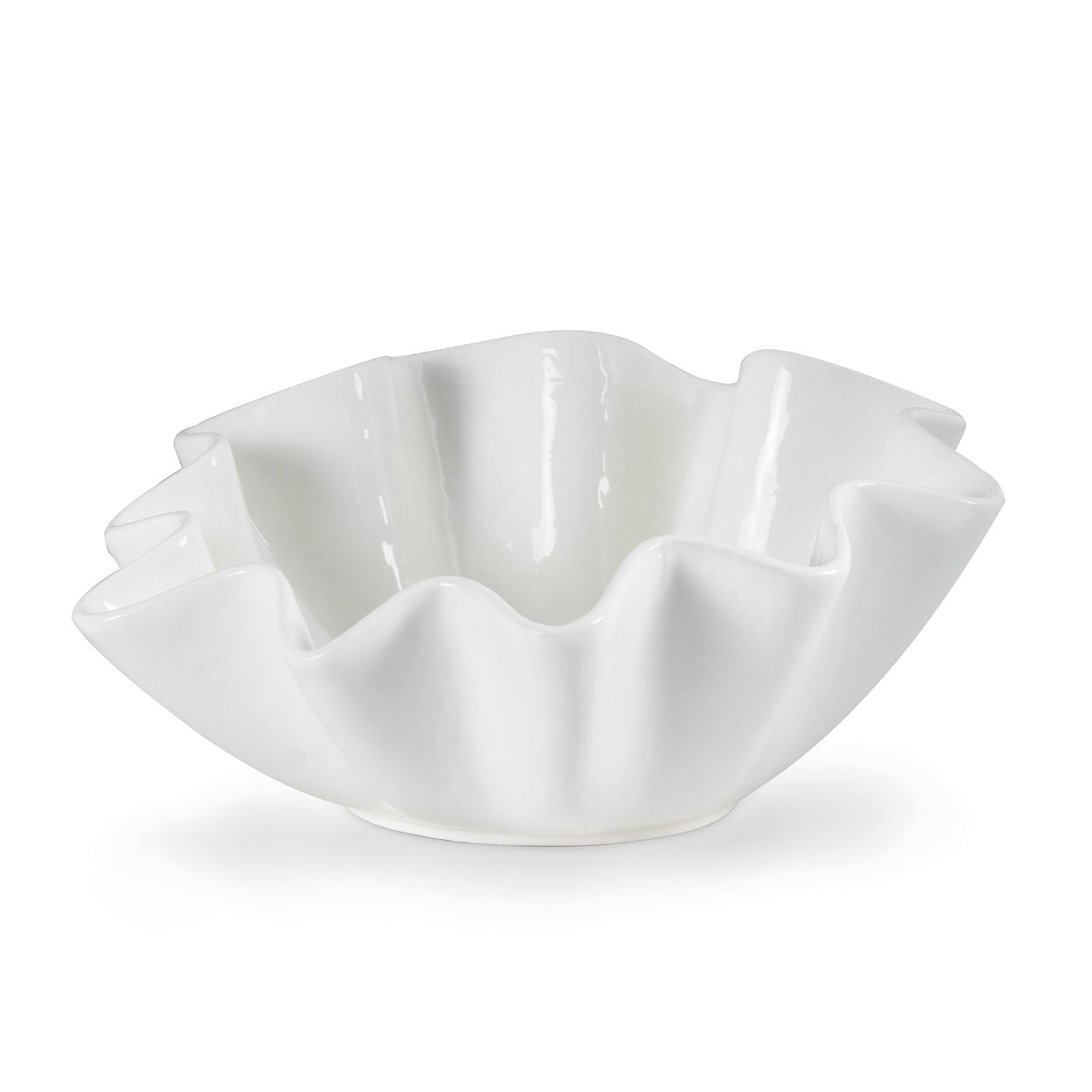  Ruffle Ceramic Bowl Large 