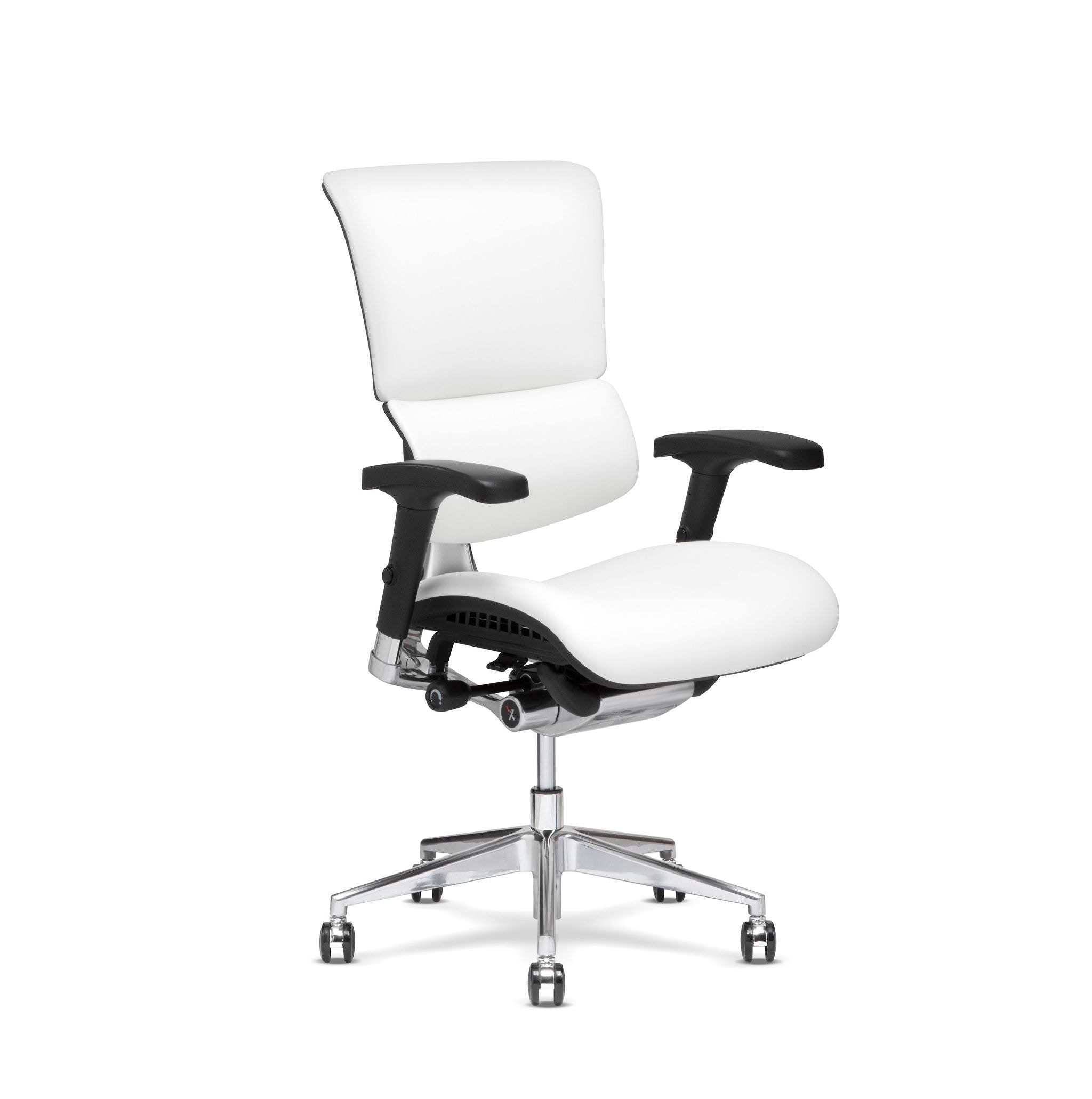 X4 Leather Executive Chair White Premium Leather