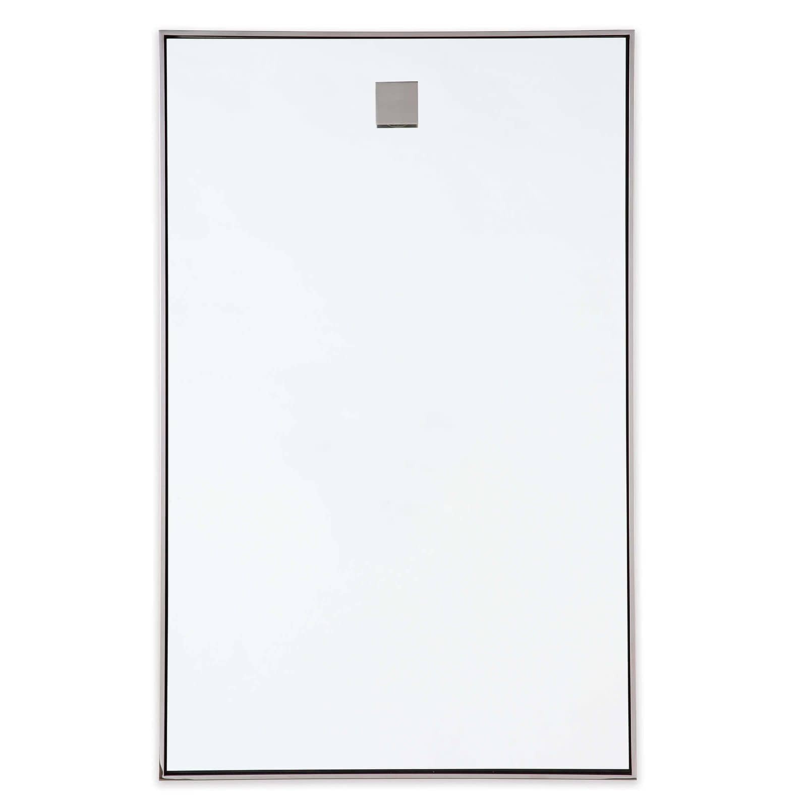  Hanging Rectangle Mirror (Polished Nickel) 