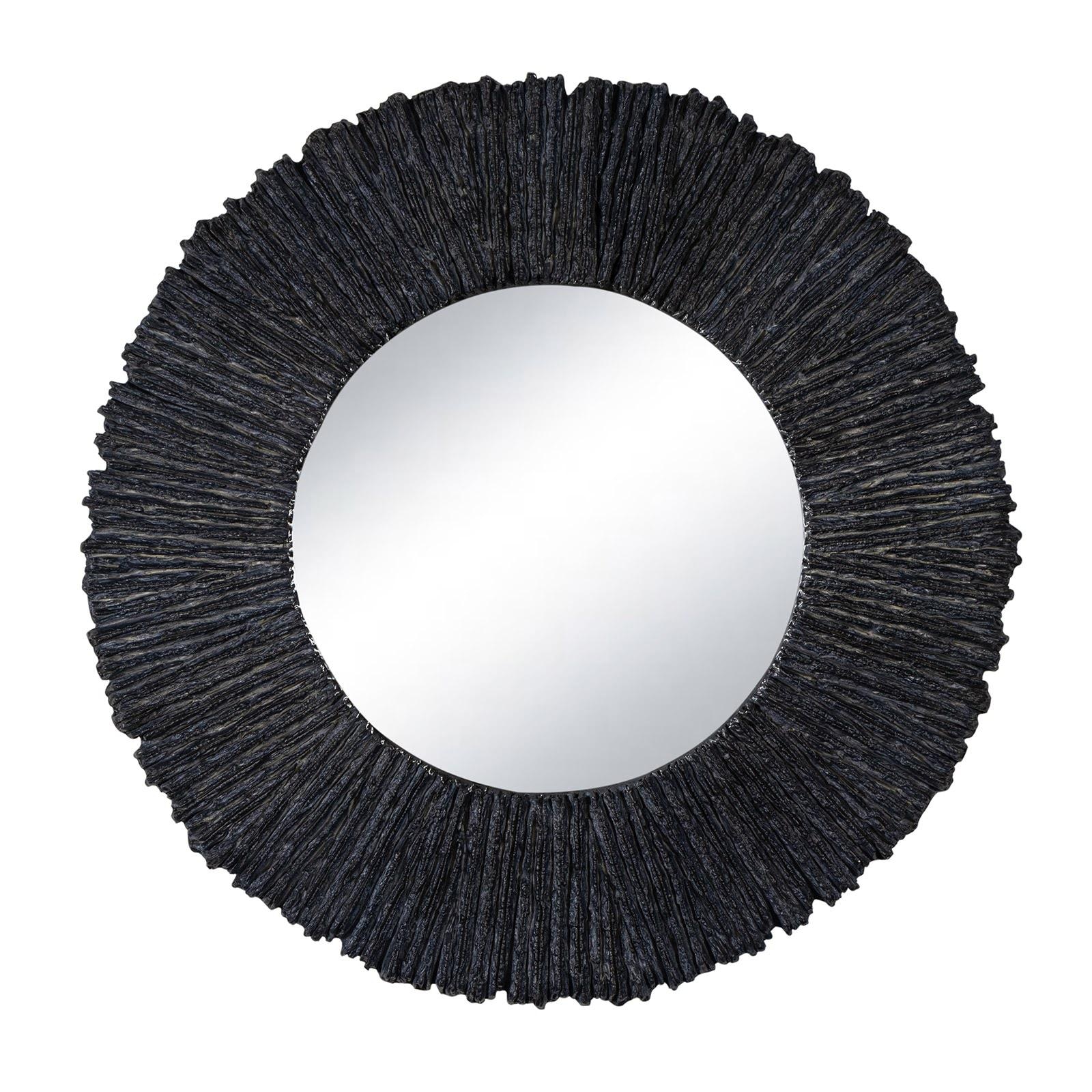  Slate Mirror Round (Black) 