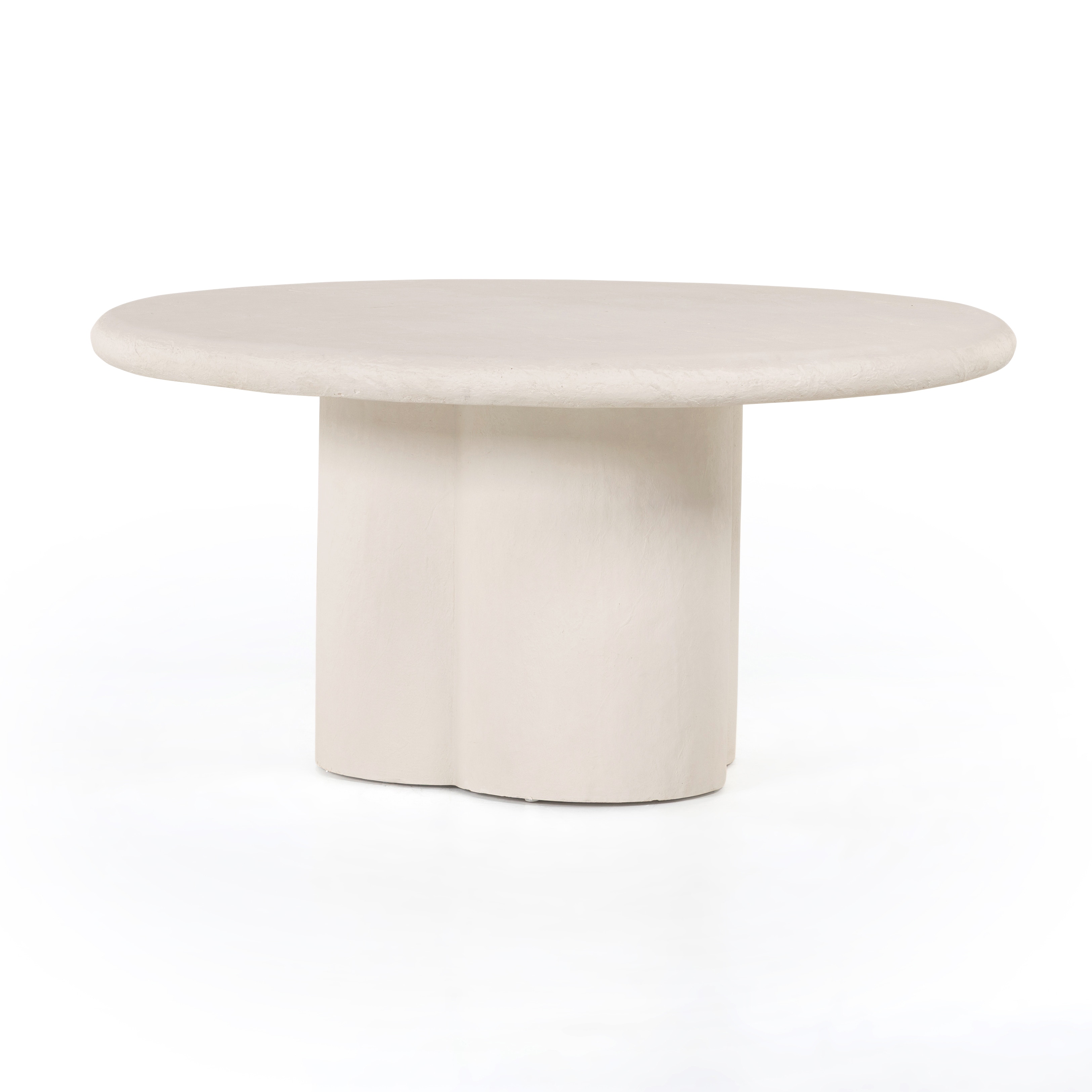 Plaster pedestal table discount
