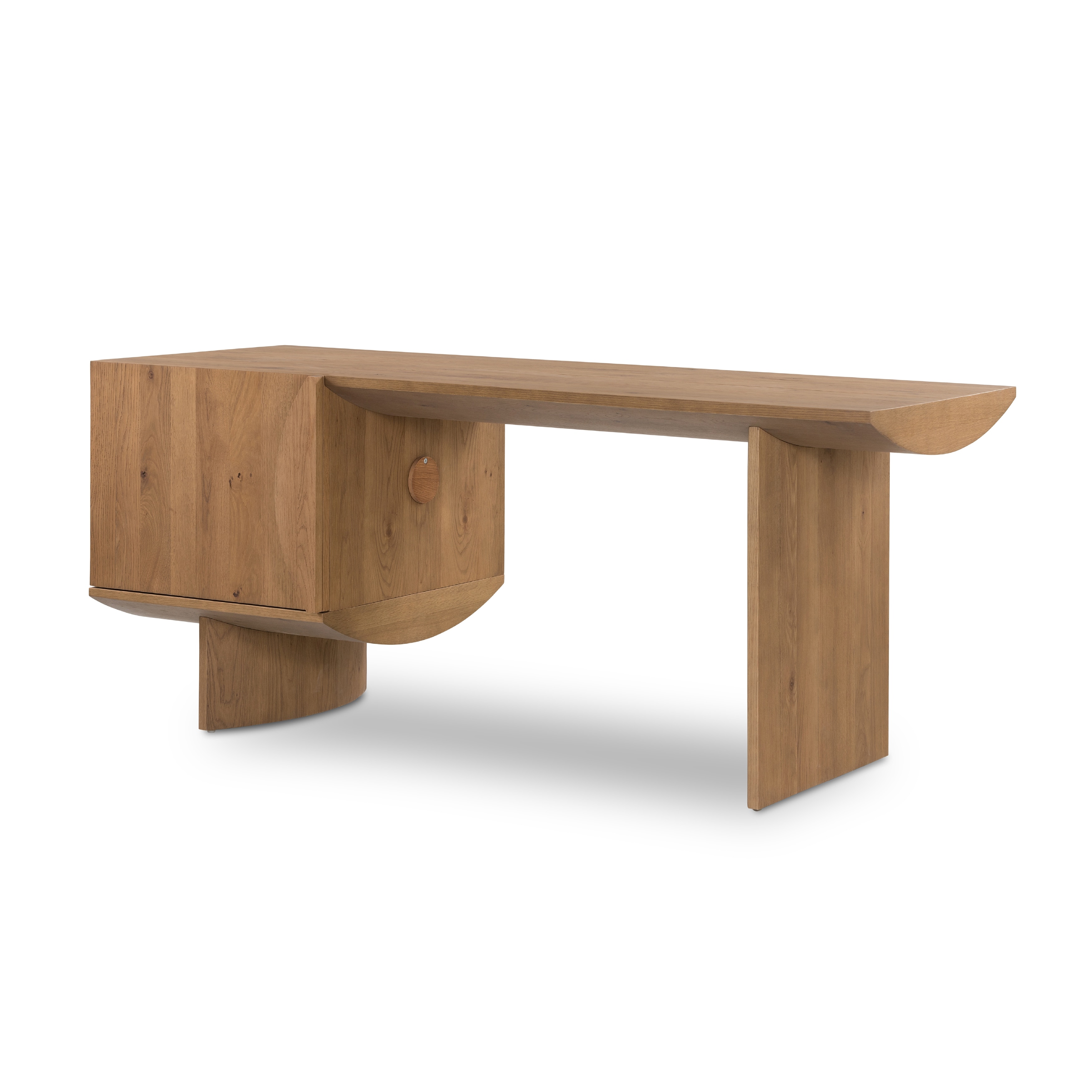 PICKFORD DESK-DUSTED OAK VENEER