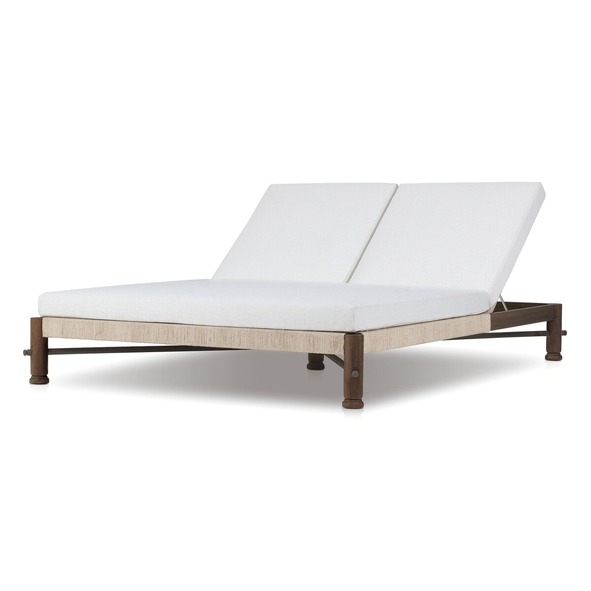  Finnegan Outdoor Double Chaise in Alessi Linen 