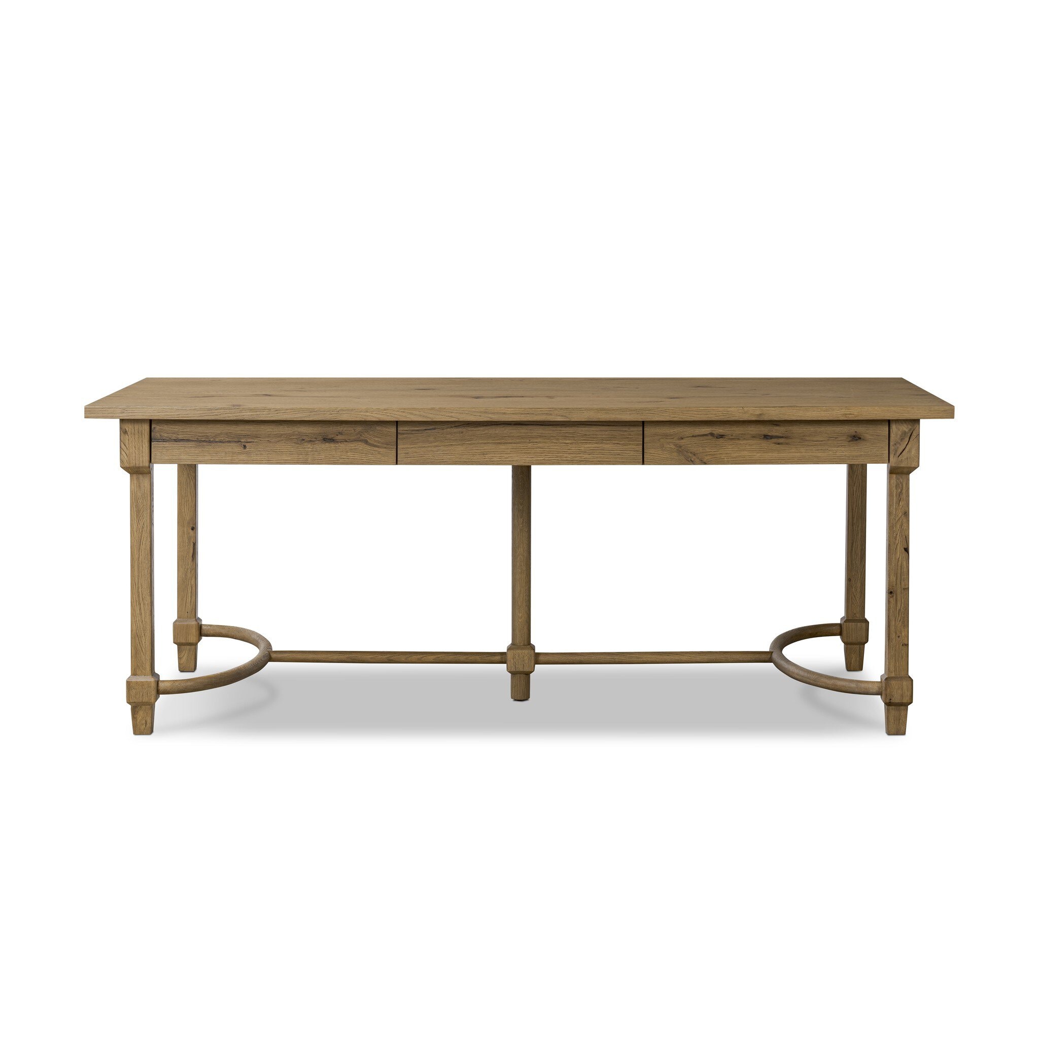 Edison Desk - Worn Oak Veneer