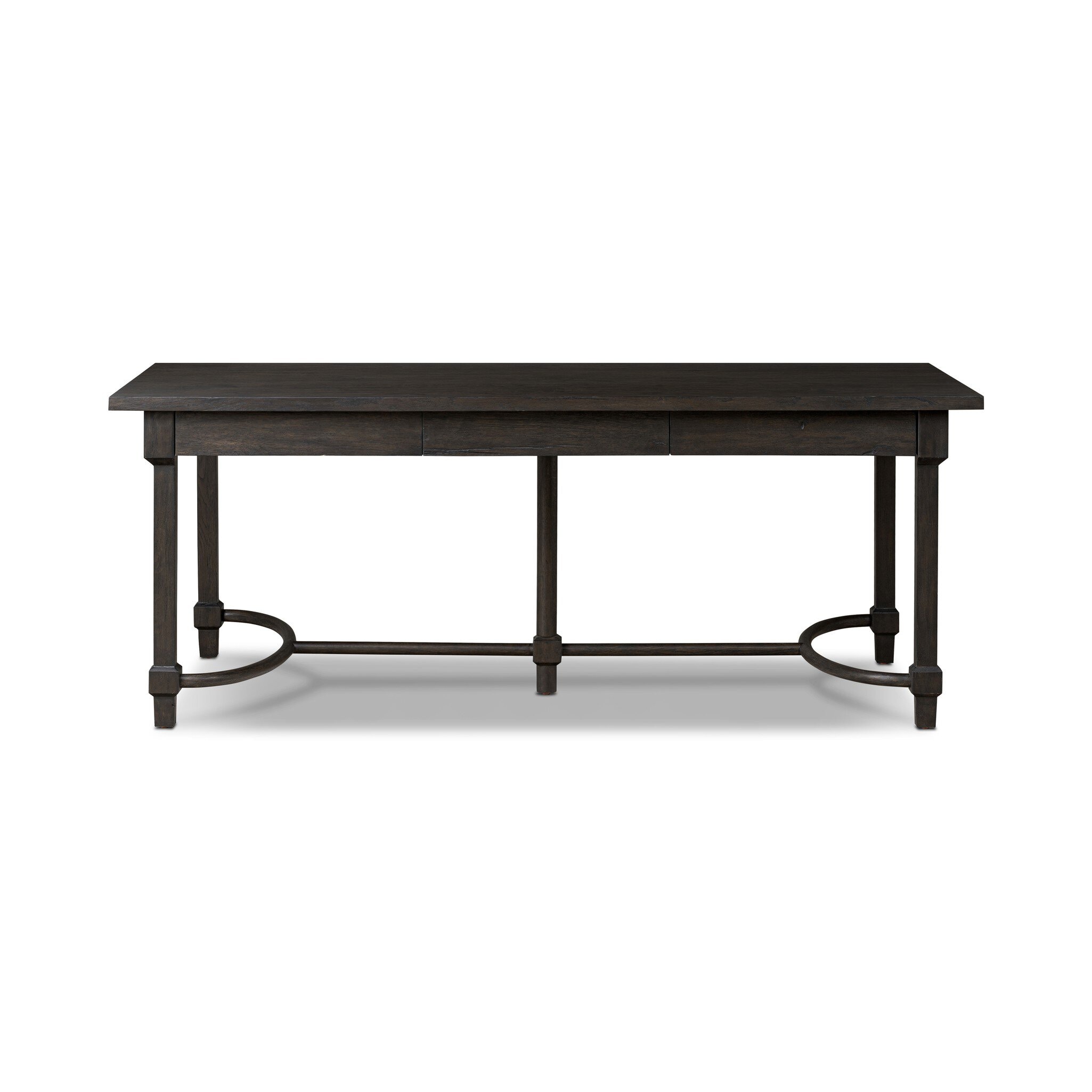  Edison Desk in Smoked Black Veneer 